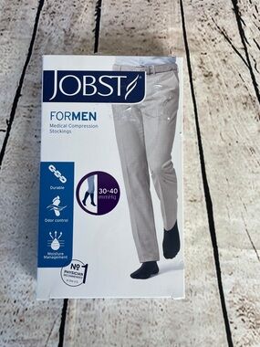 JOBST ForMen S Medical Compression Support Therapeutic Stockings Khaki Tan 30-40